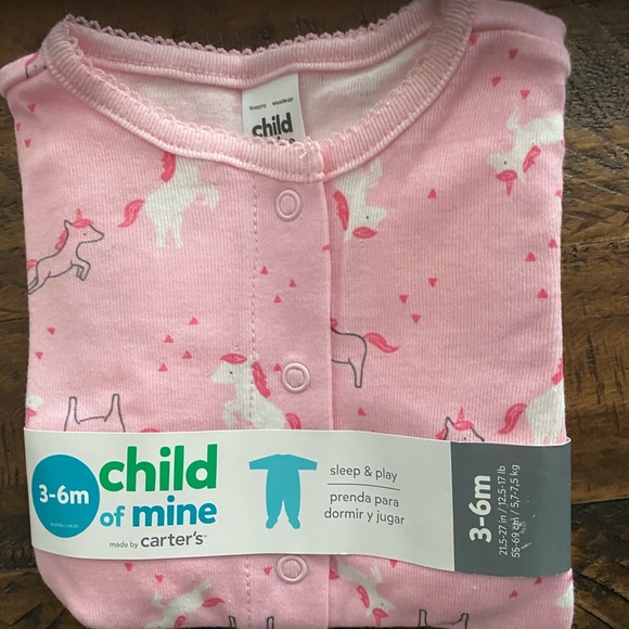 child of mine Other - 💙2/$15 Child Mine Sleep Play Footed SleepUnicorn